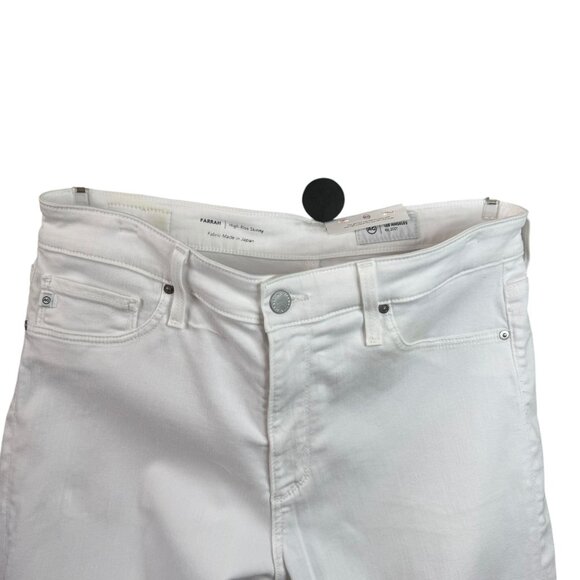 AG Farrah High Rise Skinny Jeans White Size 31 NWT - Picture 5 of 5